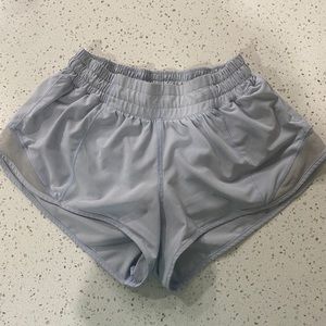 Baby Blue Lululemon Hotty Hot Shorts